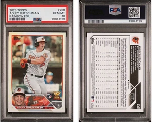 2023 Topps 250 Adley Rutschman Rainbow Foil RC PSA 10 ORIOLES - Imagen 1 de 1
