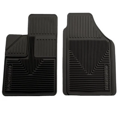 Forros de piso delantero Husky negros HD para Ford Buick Honda Chevy selectos Foto 1 de 3