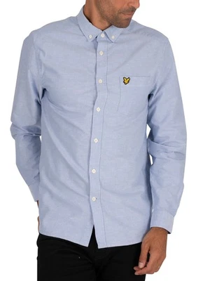 Lyle & Scott Men's Oxford Chest Pocket Shirt, Blue - Image 1 of 4