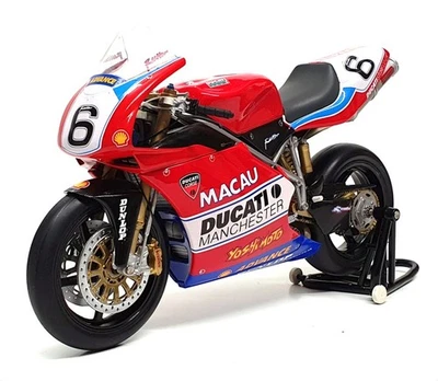 Minichamps 1/12 Scale 122 021296 - Ducati 998 RS - M. Rutter Macau GP 2002 - Image 1 of 4