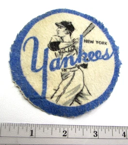 Vintage New York Yankees Patch 40's - 50's Felt Major League Baseball MLB 4" - Picture 1 of 4