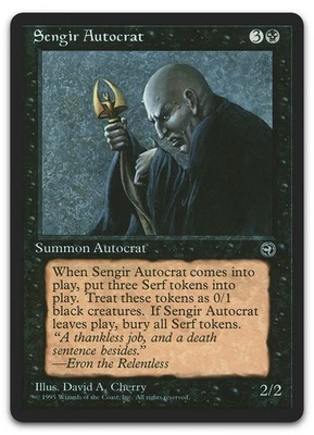 Sengir Autocrat (LP) Homelands HML Magic MTG - Image 1 of 2