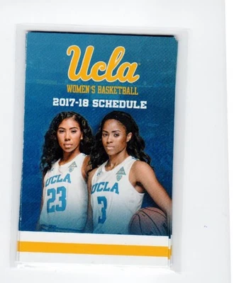 POCKET SCHEDULE UCLA Bruins (2017 - 2018 Season) NCAA Women's Basketball - Image 1 of 3
