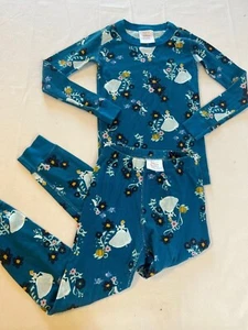 Girls Hanna Andersson Disney Cinderella Pajama Set - Size 110 (5) - Picture 1 of 4