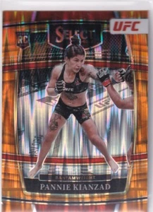 Panini UFC Select 2022 No. 71 Pannie Kianzad Rookie Orange Flood Prizm - Bild 1 von 2