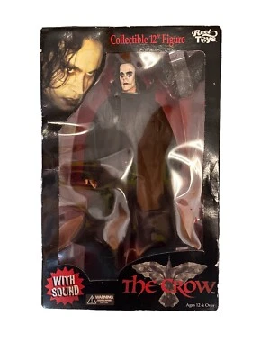 REEL TOYS THE CROW 1:6 SCALE 12” ERIC DRAVEN FIGURE WITH SOUND RARE COLLECTIBLE - Image 1 of 4