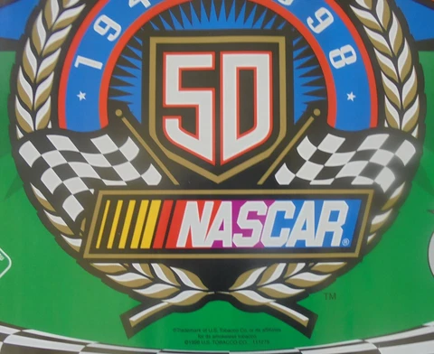Vintage 1948 - 1998 NASCAR "50TH ANNIVERSARY" SKOAL Poster Print Ad 1990s RARE Cover