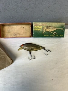 Vintage True Temper Speed Shad Fishing Lure With The Box / #100 Nat. Shad Color - Picture 1 of 8