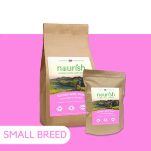 Nourish Grain Free Small Breed Salmon with Trout Sweet Potato Dry Adult Dog Food - Picture 1 of 7