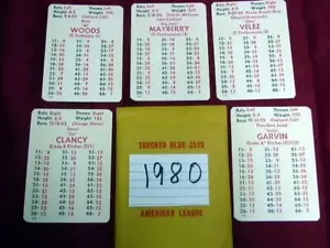 1980 APBA : TORONTO BLUE JAYS Baseball Team Set : 20 players cards (original) - Picture 1 of 1