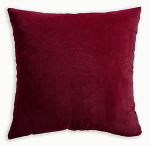 Mf54a Lt. Wine Red Smooth Silky Soft Velvet Cushion Cover/Pillow Case Custom Siz - Picture 1 of 7