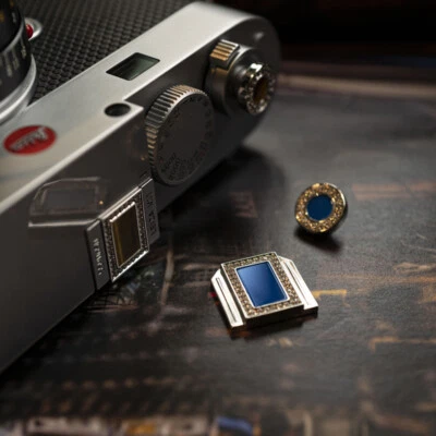 Botón de liberación de cámara Hot Zapata Cubierta Juegos Piedras Preciosas Apto para Sony Leica Fujifilm Foto 1 de 4