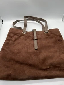 Bath and Body Works Women's Brown Faux Suede Tote - Picture 1 of 5