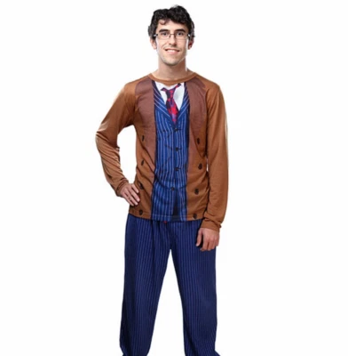 Conjunto de pijama BBC Doctor Who décimo doctor, pijama Doctor Who para hombre - mediano Foto 1 de 3