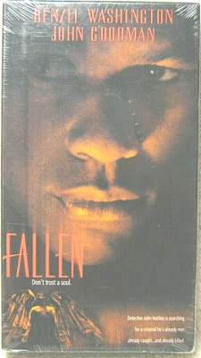 FALLEN - VHS 1998 - DENZEL WASHINGTON - JOHN GOODMAN - WARNER BROS T6434 - NEW - Image 1 of 4