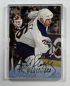 1996 Upper Deck #S13 Patrick Flatley Be a Player tarjeta automática HRA4 - Imagen 1 de 2