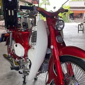 FOR HONDA C70 C 70 1980 1981 ONLY PASSPORT CUB LEGSHIELD COVER FRONT LEG w/ NUT - Picture 1 of 11