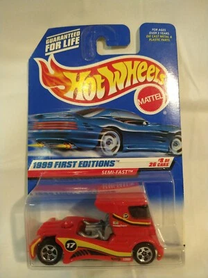 1999 Hot Wheels First Editions #914 Semi-Fast Red 5SP Truck. - Image 1 of 3