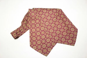 ROMANO ascot silk tie F77555 Made in Italy - Picture 1 of 2
