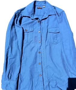 RidgeCut Workwear Herren M blau Shacket Knopfleiste Hemdjacke Outdoor robust - Bild 1 von 8