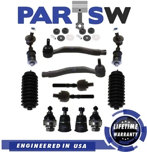 14 Pc Suspension Kit for Honda Prelude 1992-1996 All Models Tie Rods,Sway Bar - Bild 1 von 3