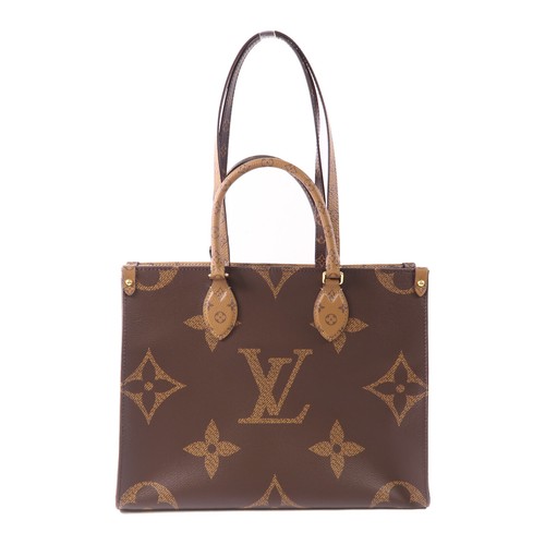 LOUIS VUITTON（LV） Borsa Louis Vuitton LV GHW On The Go MM 2 vie M45321 monogramma marrone gigante