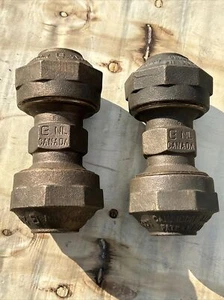 LOT OF 2 Cambridge Brass 1” Couplings 1.00-1.40”, 25.4-35.6 mm Compression 119NL - Picture 1 of 3