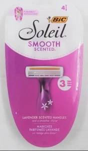 Lot of 1 BIC SOLEIL Smooth Scented Flexible 3 Blade Razors 4 Pack  - Picture 1 of 4