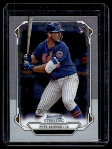 2019 Bowman Sterling Pete Alonso RC New York Mets #BSR-61 B