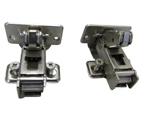 Lotto di 2 Cerniere Armadio Blum 70.655-01.01 con Piastra Base di Montaggio #HN-14 - Foto 1 di 12