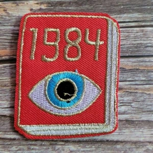 Patch brodé punk George Orwell Corruption Obey Big Brother 1984 - Photo 1/2