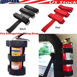 Stationary Belt for Car Fire Extinguisher Car Roll Bar Fire Extinguisher Holder - Picture 1 of 17