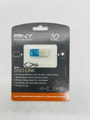 PNY 32GB USB Flash Drive New - Image 1 of 2