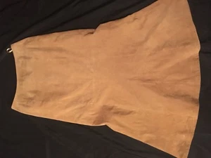 A.M.I. Leather Skirt - Picture 1 of 4