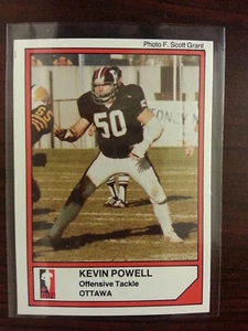 Jogo CFL #23 1984 Kevin Powell Ottawa Rough Riders UTAH State Aggies - Imagen 1 de 1