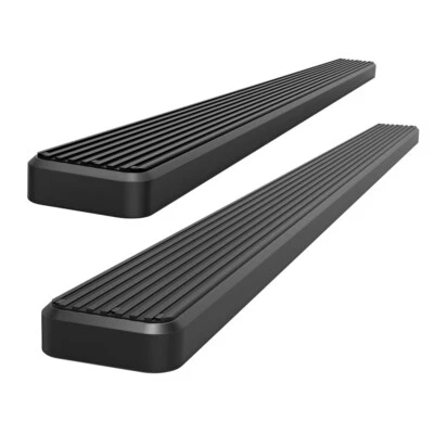 Pranchas de corrida 4" pretas eBoard para 1999-2004 Nissan Frontier Crew Cab Pickup - Imagem 1 de 4