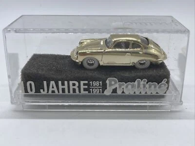 PRALINE Porsche 356 Aniversario Oro 1/87 HO Scale RARO 10 años Shiny Foto 1 de 4