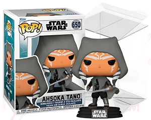Figura Vinilo Star Wars Ahsoka Funko POP 650 Ahsoka Tano con Protector - Imagen 1 de 13