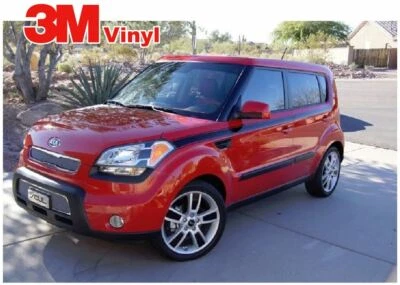 条纹贴花适合 2010 - 2013 起亚 SOUL MATE 3M 图形条纹 3M 乙烯基贴纸 — 第 1/4 张图片