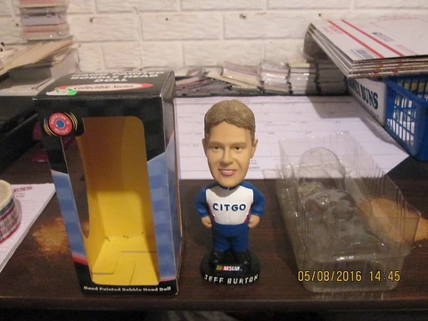 Nascar Jeff Burton Vintage CITGO Racing Logo Bobblehead Cover