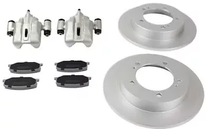 Suzuki Jimny 1998 - 2018 Front Brake Discs, Pads and Calipers Disks 107mm Bore - Picture 1 of 8