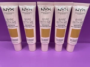 Lot 5 NYX Bare With Me Tinted Skin Veil Cinnamon Mahogany 0.91oz/27ml Ea Sealed - Picture 1 of 19