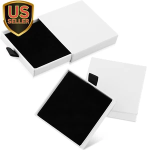 2Pcs Jewelry Gift Box Bracelet Gift Boxes Cardboard Jewelry Box Square Neckla... - Picture 1 of 1