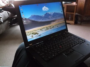 Thinkpad T400 Laptop 2.26 GHz Core 2 Duo 4GB RAM 256GB SSD - Linux Mint!! - Picture 1 of 13