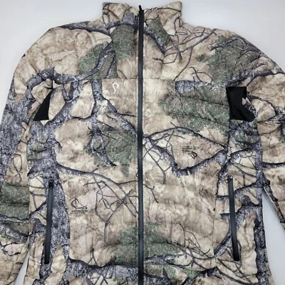 Prois Womens Mothwing Mountain Mimicry Camo Down Jacket Size Large - Image 1 of 4