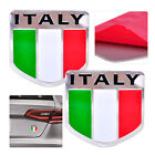 Neu Auto Alu Schriftzug Aufkleber Emblem Fenders für Italien Italy States Flagge
