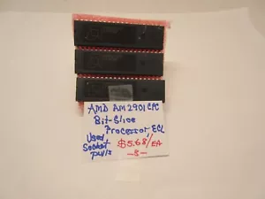 AMD AM2901CPC MICROPROSSER, SLICE 40 PIN PLASTIC. USED - Picture 1 of 1