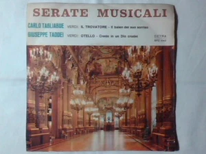 CARLO TAGLIABUE Il balen del suo sorriso 7" GIUSEPPE VERDI GIUSEPPE TADDEI - Imagen 1 de 1