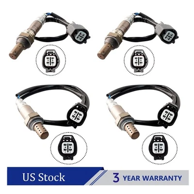 Sensor de oxígeno O2 aguas arriba + aguas abajo 4 piezas para Jaguar XJR XJ8 2004 4,2 L V8 Foto 1 de 4