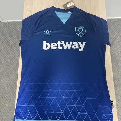 West Ham United FC Third Soccer Jersey Shirt Umbro NWT 23/24 X Large - Image 1 of 3
